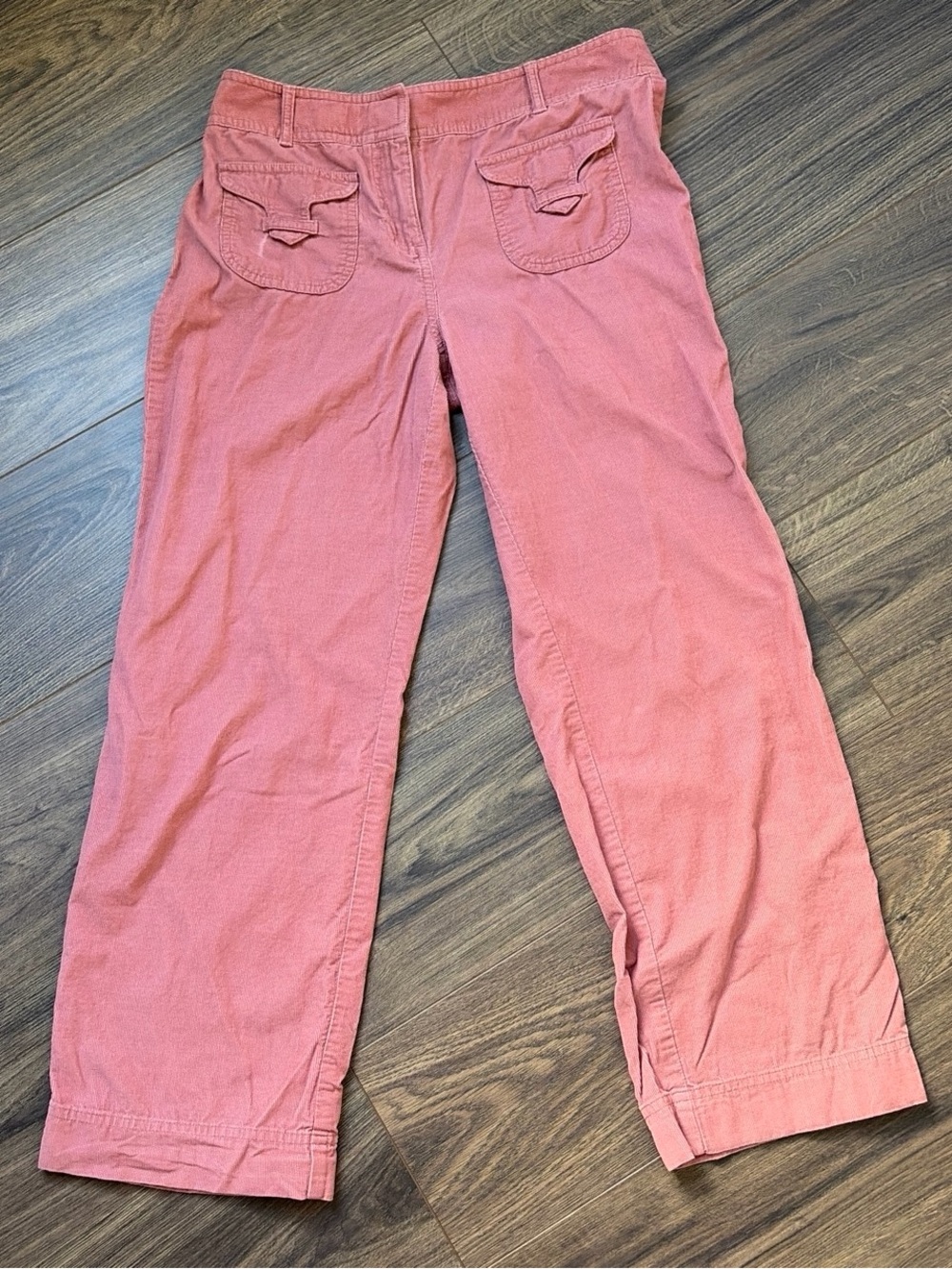 Lightweight Ann Taylor Loft Dusty Rose Corduroy Cropped Pants - Size 2